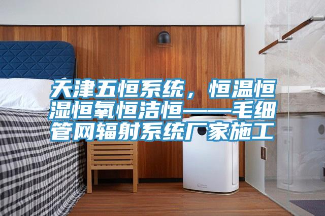 天津五恒系统，恒温恒湿恒氧恒洁恒——毛细管网辐射系统厂家施工