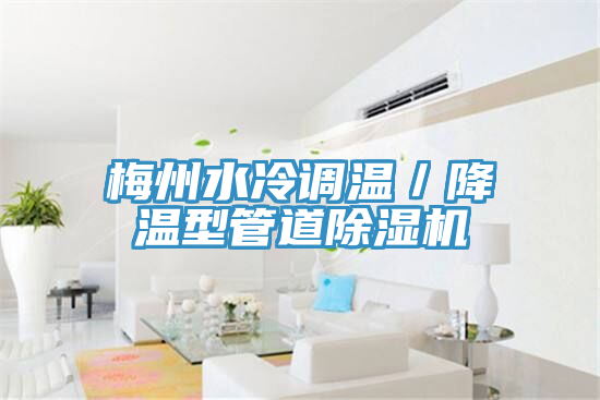 梅州水冷调温／降温型管道除湿机