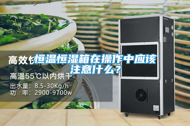 恒温恒湿箱在操作中应该注意什么？
