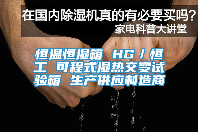 恒温恒湿箱 HG／恒工 可程式湿热交变试验箱 生产供应制造商