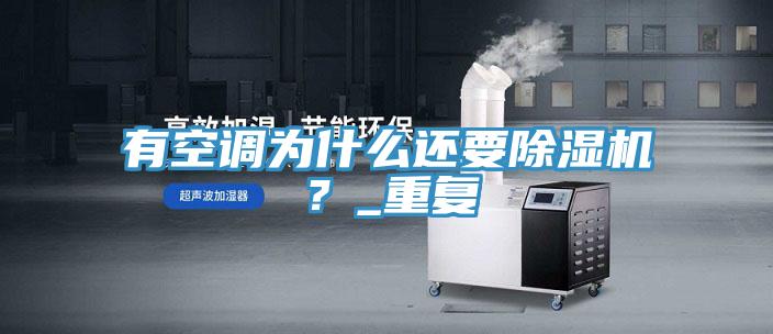 有空调为什么还要除湿机？_重复