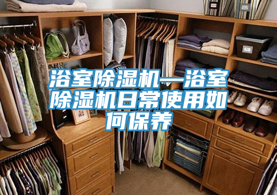 浴室除湿机—浴室除湿机日常使用如何保养