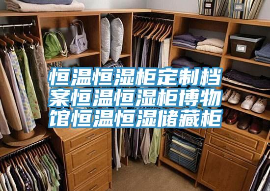 恒温恒湿柜定制档案恒温恒湿柜博物馆恒温恒湿储藏柜