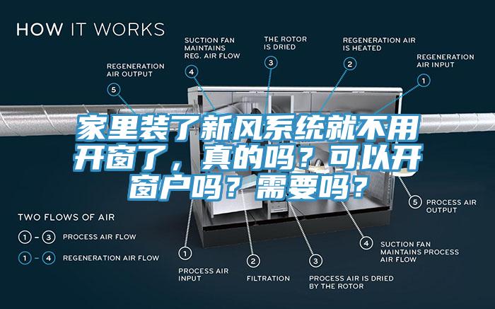 家里装了新风系统就不用开窗了，真的吗？可以开窗户吗？需要吗？