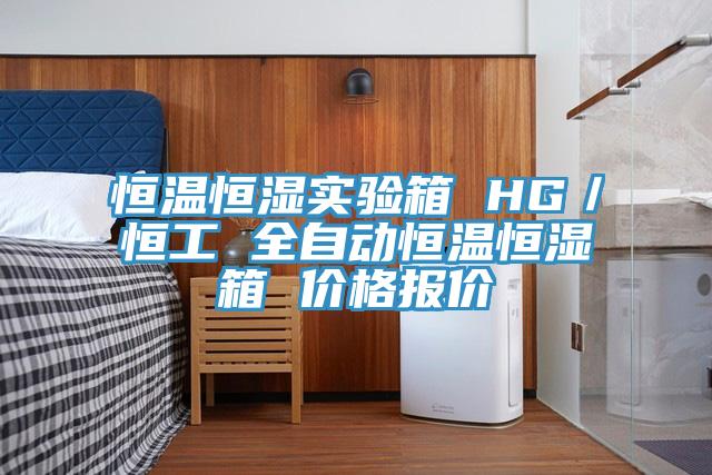恒温恒湿实验箱 HG／恒工 全自动恒温恒湿箱 价格报价