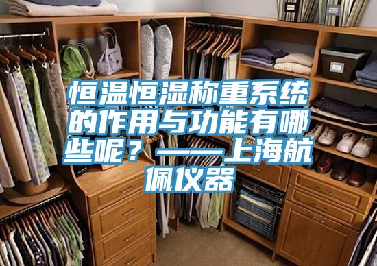 恒温恒湿称重系统的作用与功能有哪些呢？——上海航佩仪器