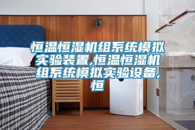 恒温恒湿机组系统模拟实验装置,恒温恒湿机组系统模拟实验设备,恒