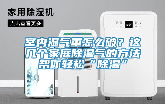 室内湿气重怎么破？这几个家庭除湿气的方法帮你轻松“除湿”
