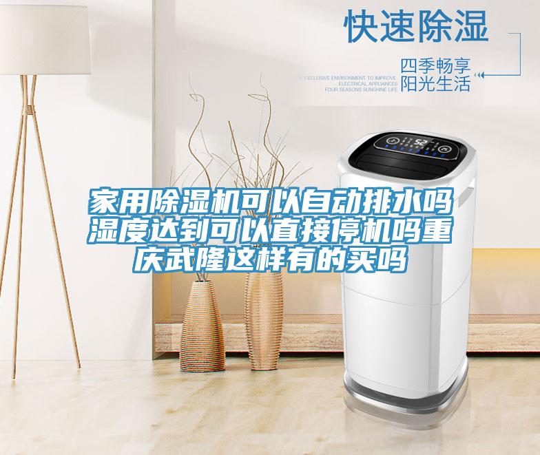 家用除湿机可以自动排水吗湿度达到可以直接停机吗重庆武隆这样有的买吗
