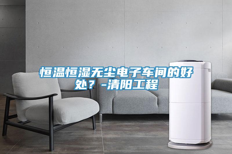 恒温恒湿无尘电子车间的好处？-清阳工程