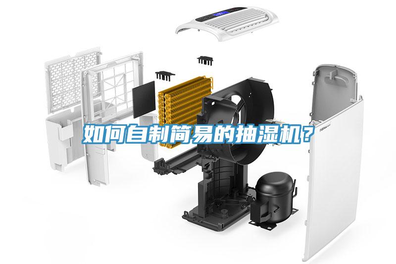 如何自制简易的抽湿机？