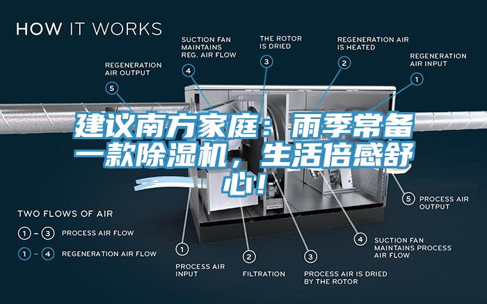 建议南方家庭：雨季常备一款除湿机，生活倍感舒心！