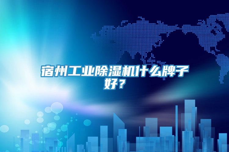 宿州工业除湿机什么牌子好？