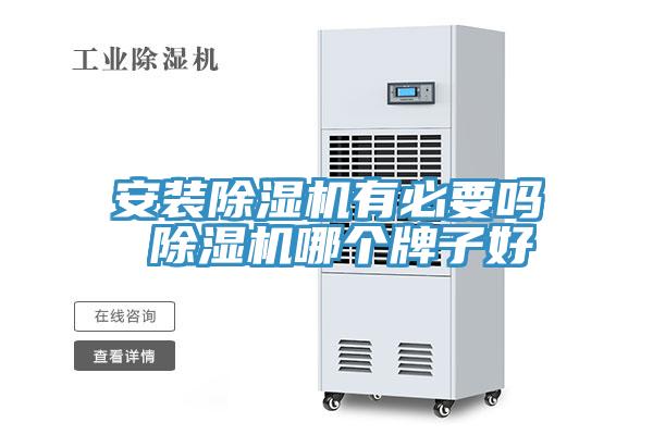 安装除湿机有必要吗 除湿机哪个牌子好