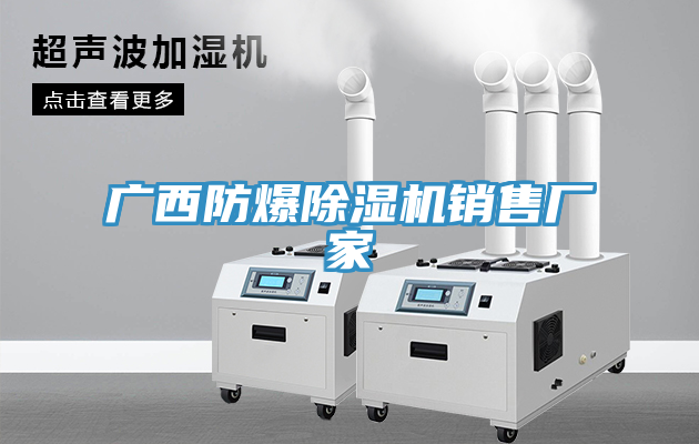 广西防爆除湿机销售厂家