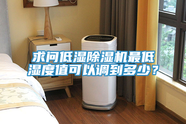 求问低湿除湿机最低湿度值可以调到多少？