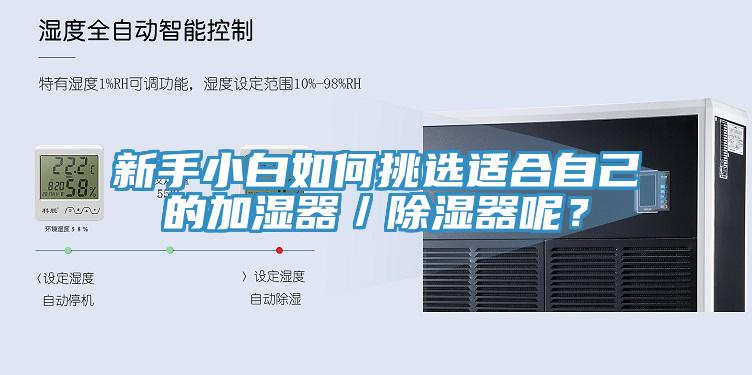 新手小白如何挑选适合自己的加湿器／除湿器呢？