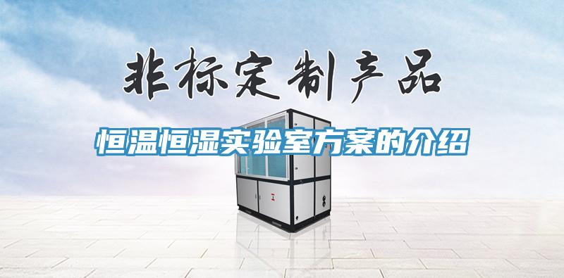 恒温恒湿实验室方案的介绍