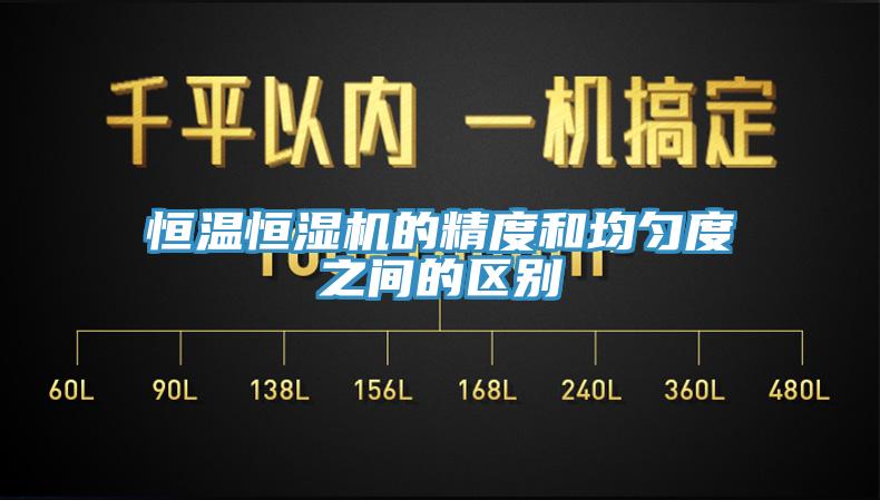 恒温恒湿机的精度和均匀度之间的区别