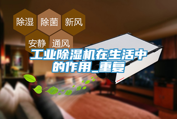 工业除湿机在生活中的作用_重复