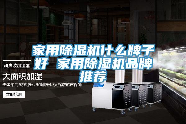家用除湿机什么牌子好 家用除湿机品牌推荐