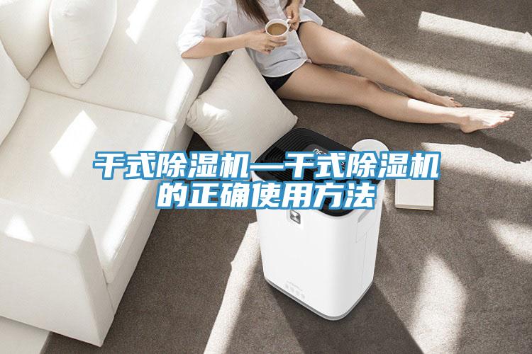 干式除湿机—干式除湿机的正确使用方法