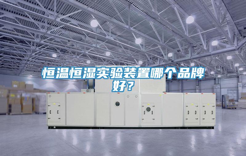 恒温恒湿实验装置哪个品牌好？