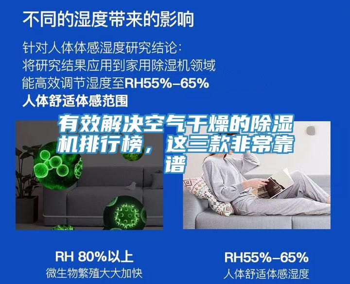 有效解决空气干燥的除湿机排行榜，这三款非常靠谱