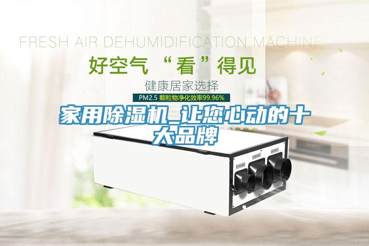 家用除湿机_让您心动的十大品牌