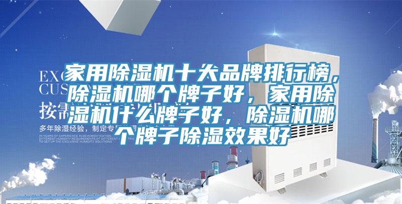 家用除湿机十大品牌排行榜，除湿机哪个牌子好，家用除湿机什么牌子好，除湿机哪个牌子除湿效果好