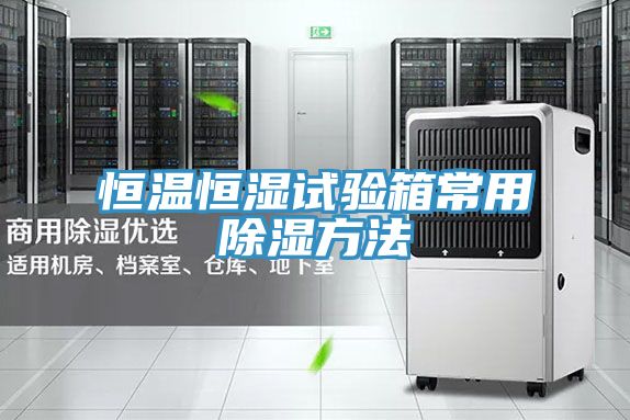 恒温恒湿试验箱常用除湿方法