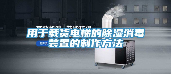 用于载货电梯的除湿消毒装置的制作方法