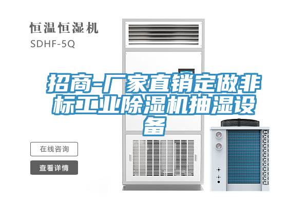 招商-厂家直销定做非标工业除湿机抽湿设备
