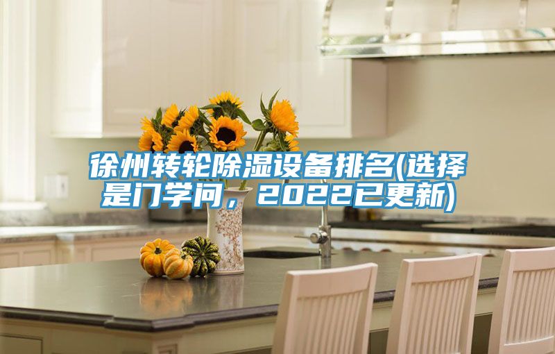 徐州转轮除湿设备排名(选择是门学问，2022已更新)