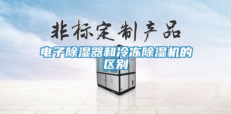 电子除湿器和冷冻除湿机的区别