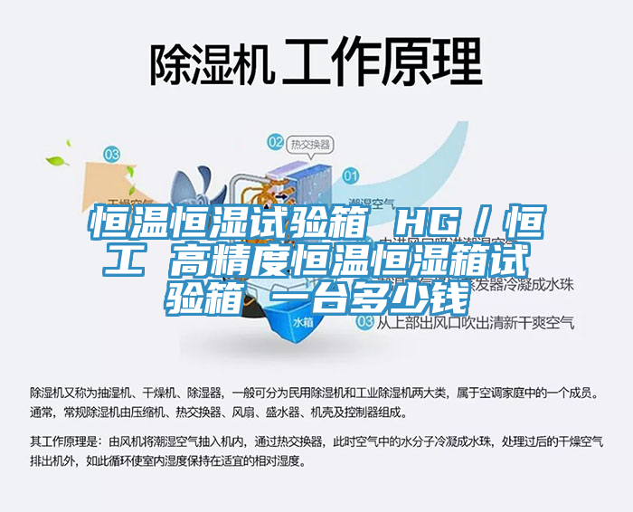恒温恒湿试验箱 HG／恒工 高精度恒温恒湿箱试验箱 一台多少钱