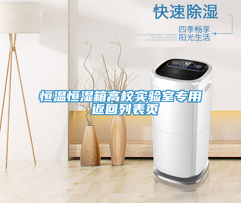 恒温恒湿箱高校实验室专用 返回列表页