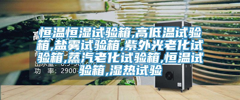 恒温恒湿试验箱,高低温试验箱,盐雾试验箱,紫外光老化试验箱,蒸汽老化试验箱,恒温试验箱,湿热试验