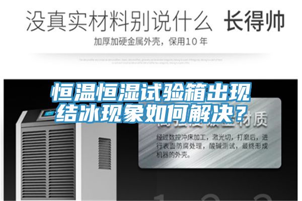 恒温恒湿试验箱出现结冰现象如何解决？