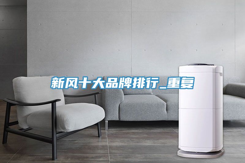新风十大品牌排行_重复