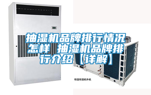 抽湿机品牌排行情况怎样 抽湿机品牌排行介绍【详解】