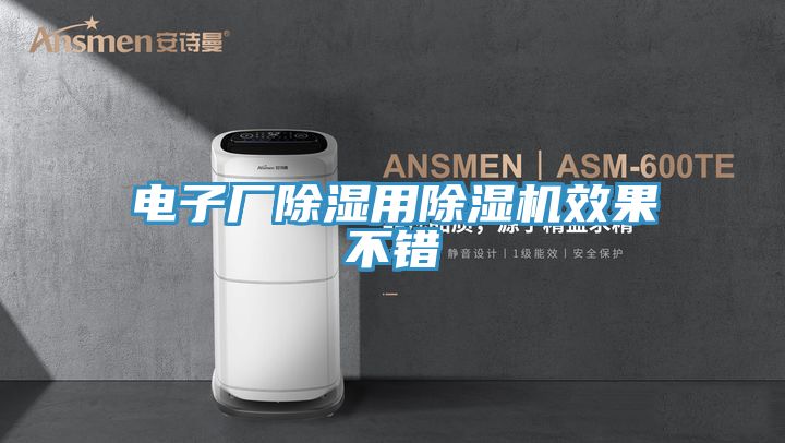电子厂除湿用除湿机效果不错