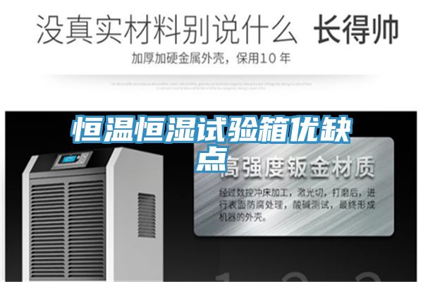 恒温恒湿试验箱优缺点