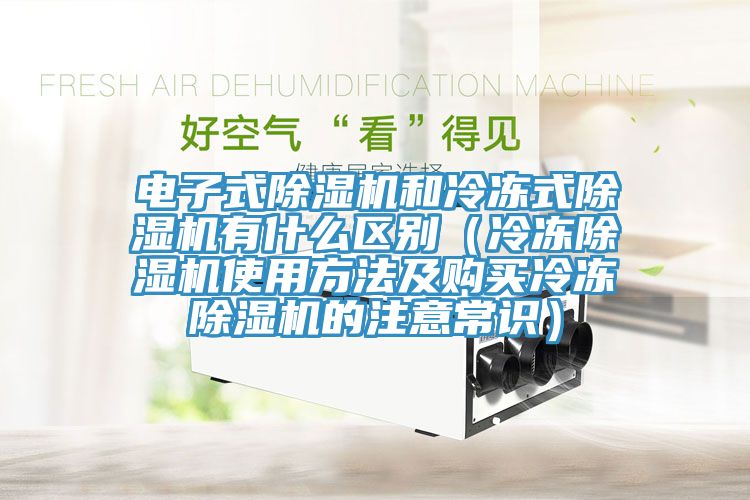 电子式除湿机和冷冻式除湿机有什么区别（冷冻除湿机使用方法及购买冷冻除湿机的注意常识）