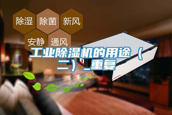 工业除湿机的用途（二）_重复