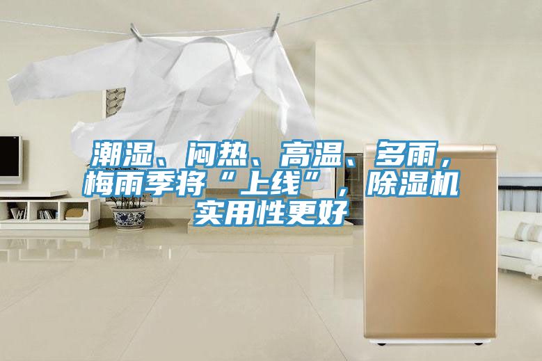潮湿、闷热、高温、多雨，梅雨季将“上线”，除湿机实用性更好