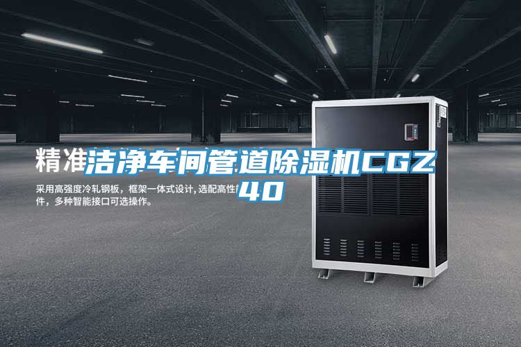 洁净车间管道除湿机CGZ40