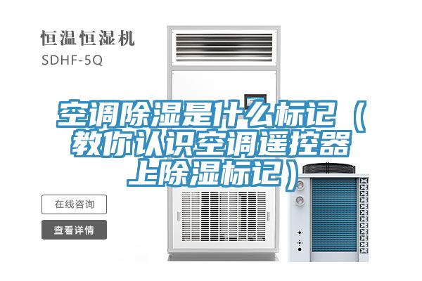 空调除湿是什么标记（教你认识空调遥控器上除湿标记）