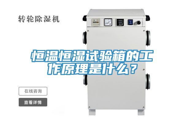 恒温恒湿试验箱的工作原理是什么？