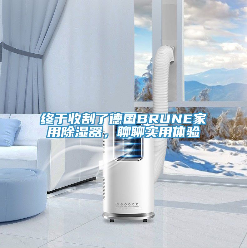 终于收割了德国BRUNE家用除湿器，聊聊实用体验